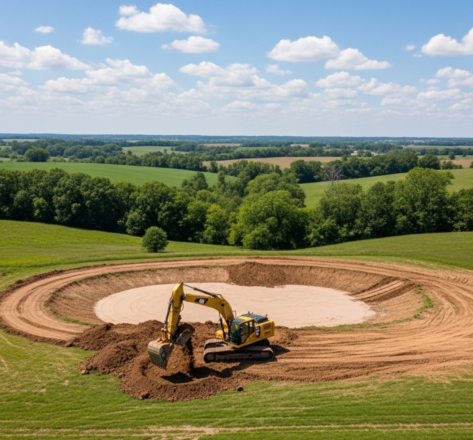Pond digging - Southern Illinois